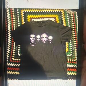 Black U2 Live band tee